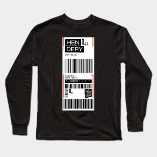 NCT's HENDERY's TAG - RESONANCE Long Sleeve T-Shirt